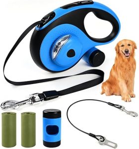 Heavy Duty Retractable Dog Leash for Large Dogs 