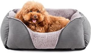 MIXJOY Washable Pet Beds for Dogs and Cats, Soft Orthopedic