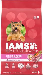 IAMS Proactive Health Small Breed Dry Dog Food Lamb and Rice Recipe, 7 lb. Bag
