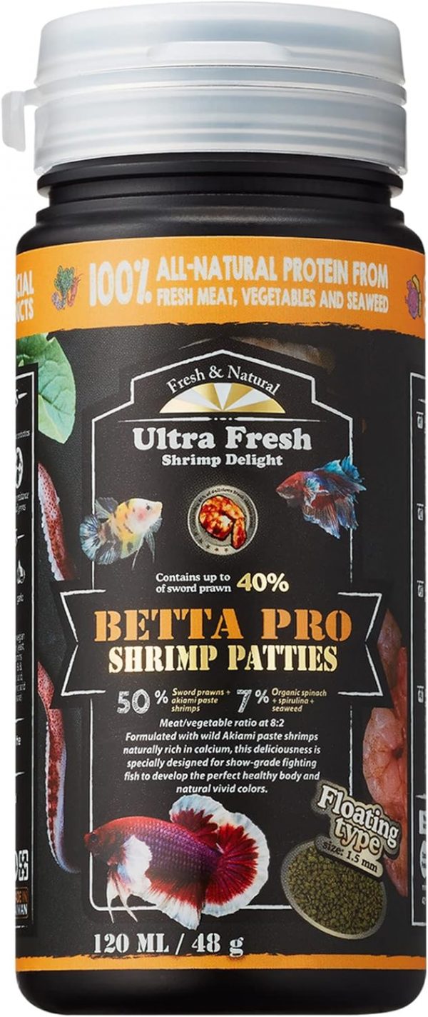 Ultra Fresh Betta Fish Food, Betta Pro Shrimp